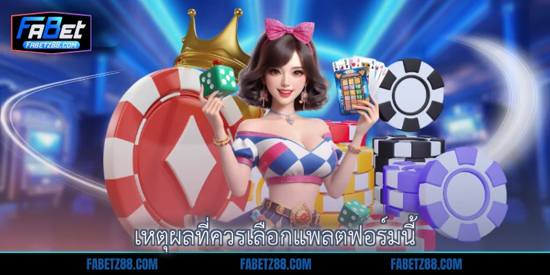 เหตุผลที่ควรเลือกแพลตฟอร์มนี้