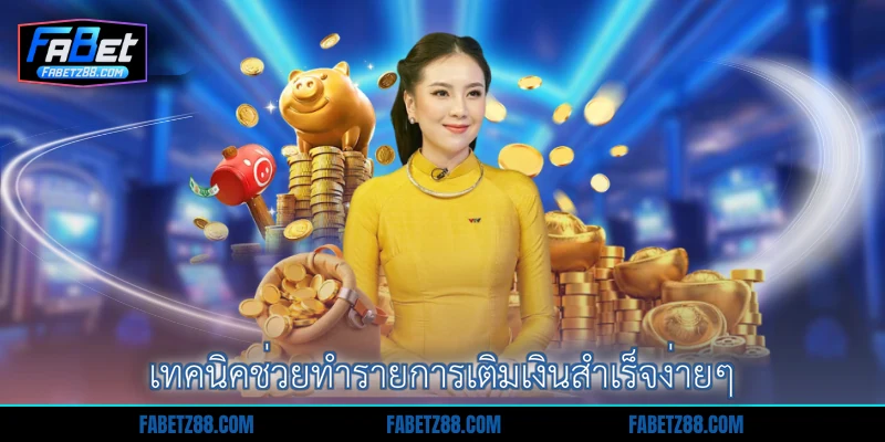 เทคนิคช่วยทำรายการเติมเงินสำเร็จง่ายๆ